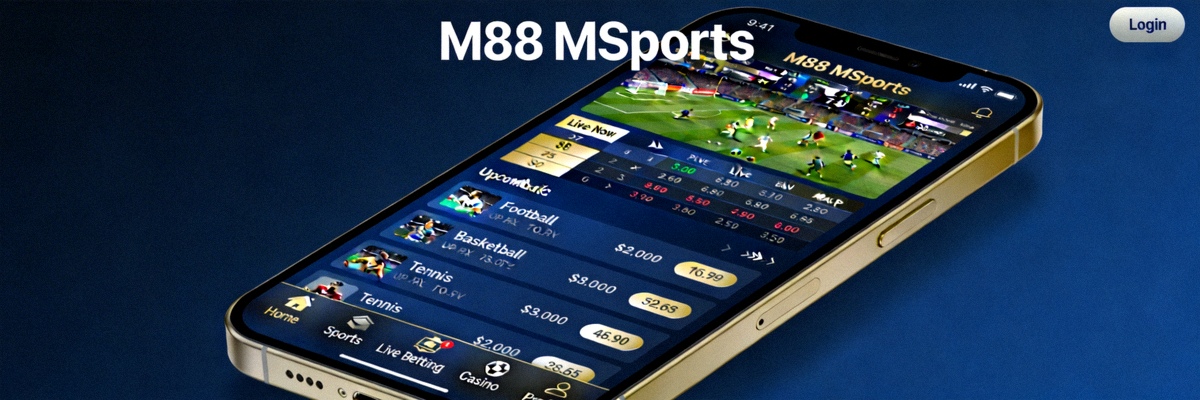Aplikasi mobile M88 MSports yang dioptimalkan untuk taruhan di smartphone
